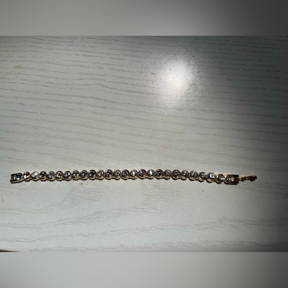 Swarovski crystal tennis bracelet